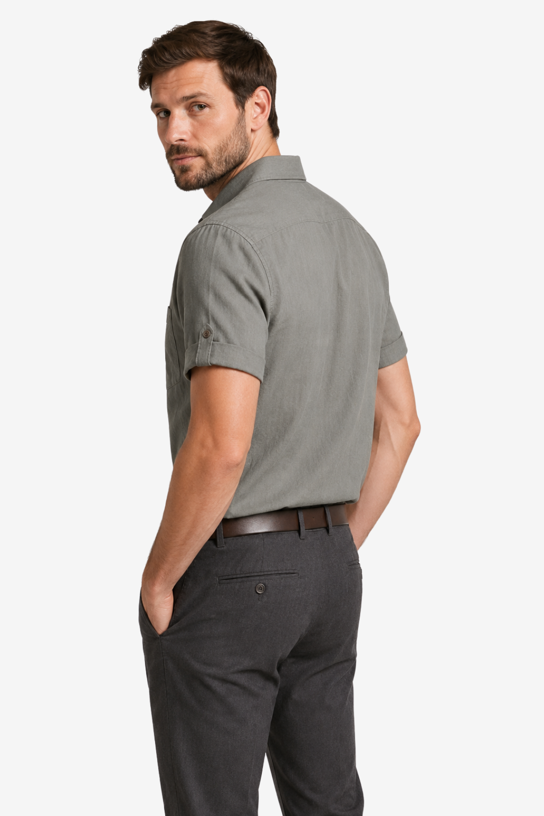 VALERIQUE | Homme Polo manches courtes coupe ajustée poche poitrine style décontracté