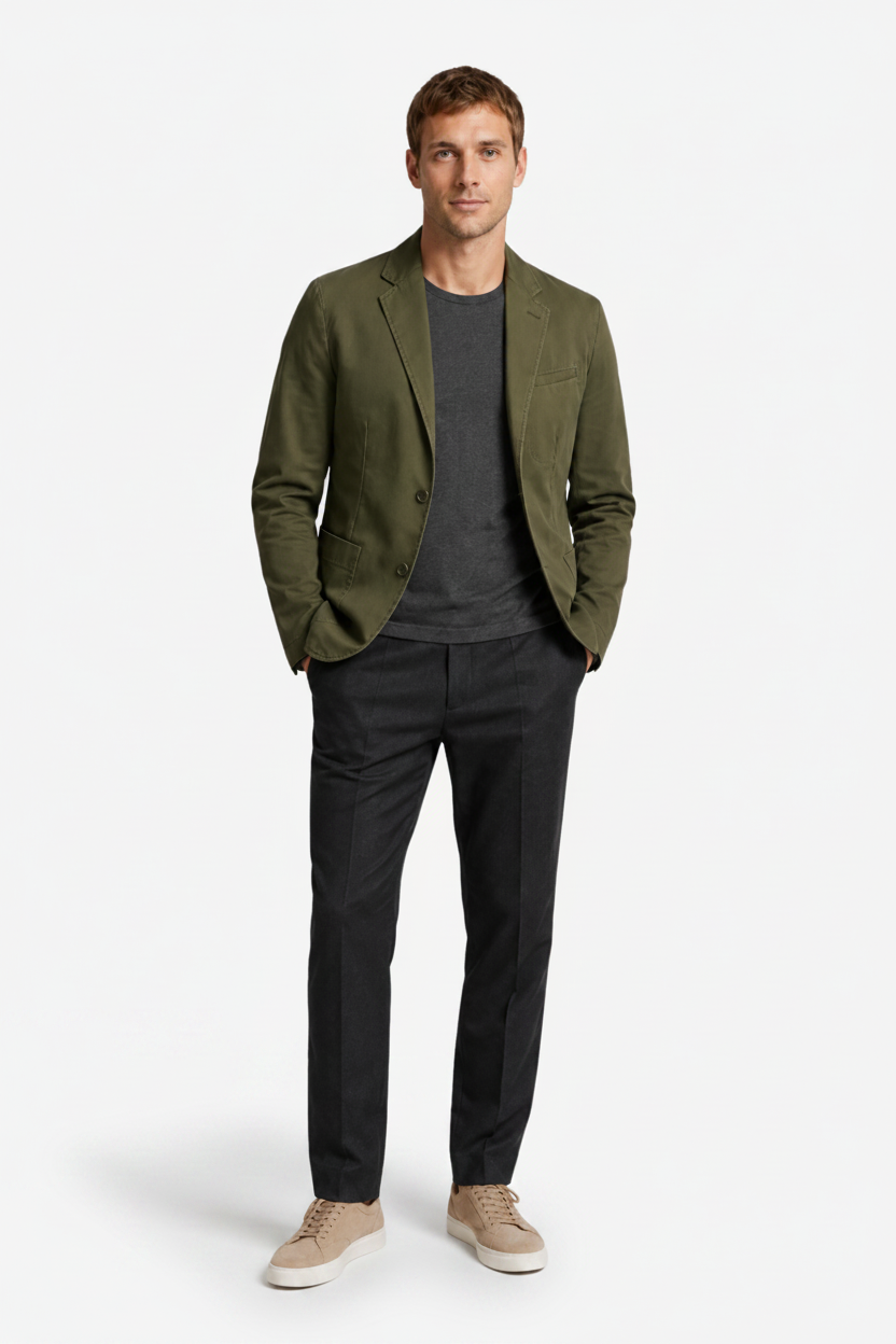 VALERIQUE | Homme Blazer casual coupe ajustée style moderne