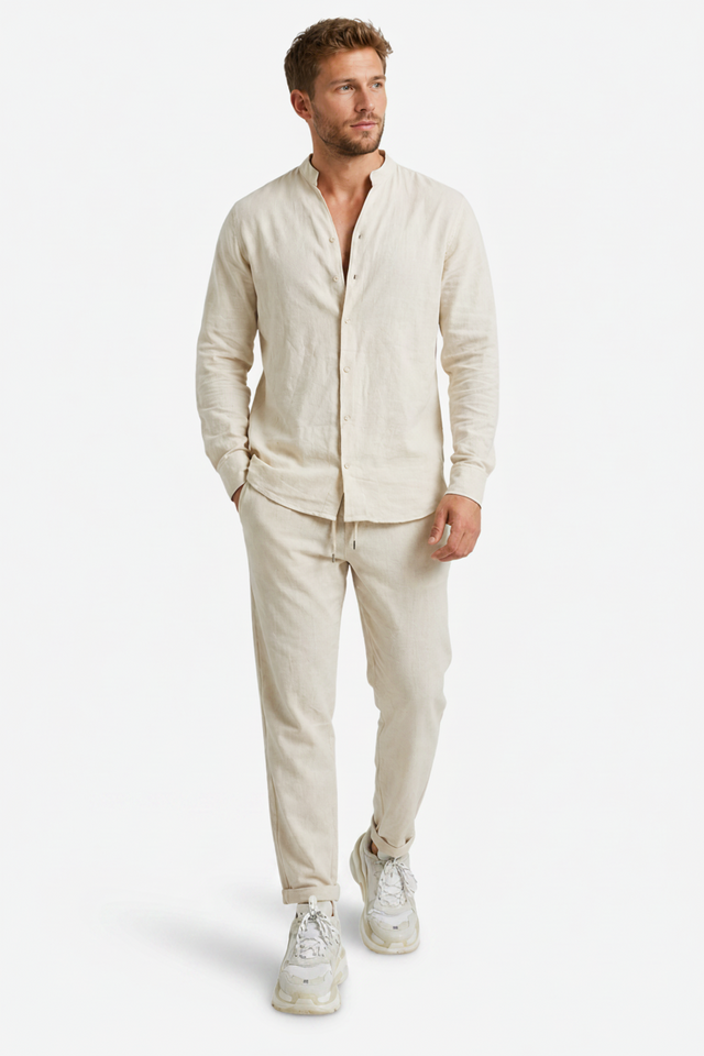 VALERIQUE | Ensemble Chemise et Pantalon pour Homme – Coupe Décontractée