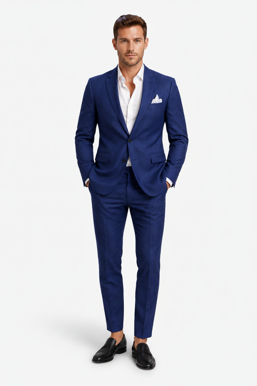 VALERIQUE | Ensemble Costume Deux Pièces pour Homme – Blazer Ajusté Pantalon Slim Design Élégant