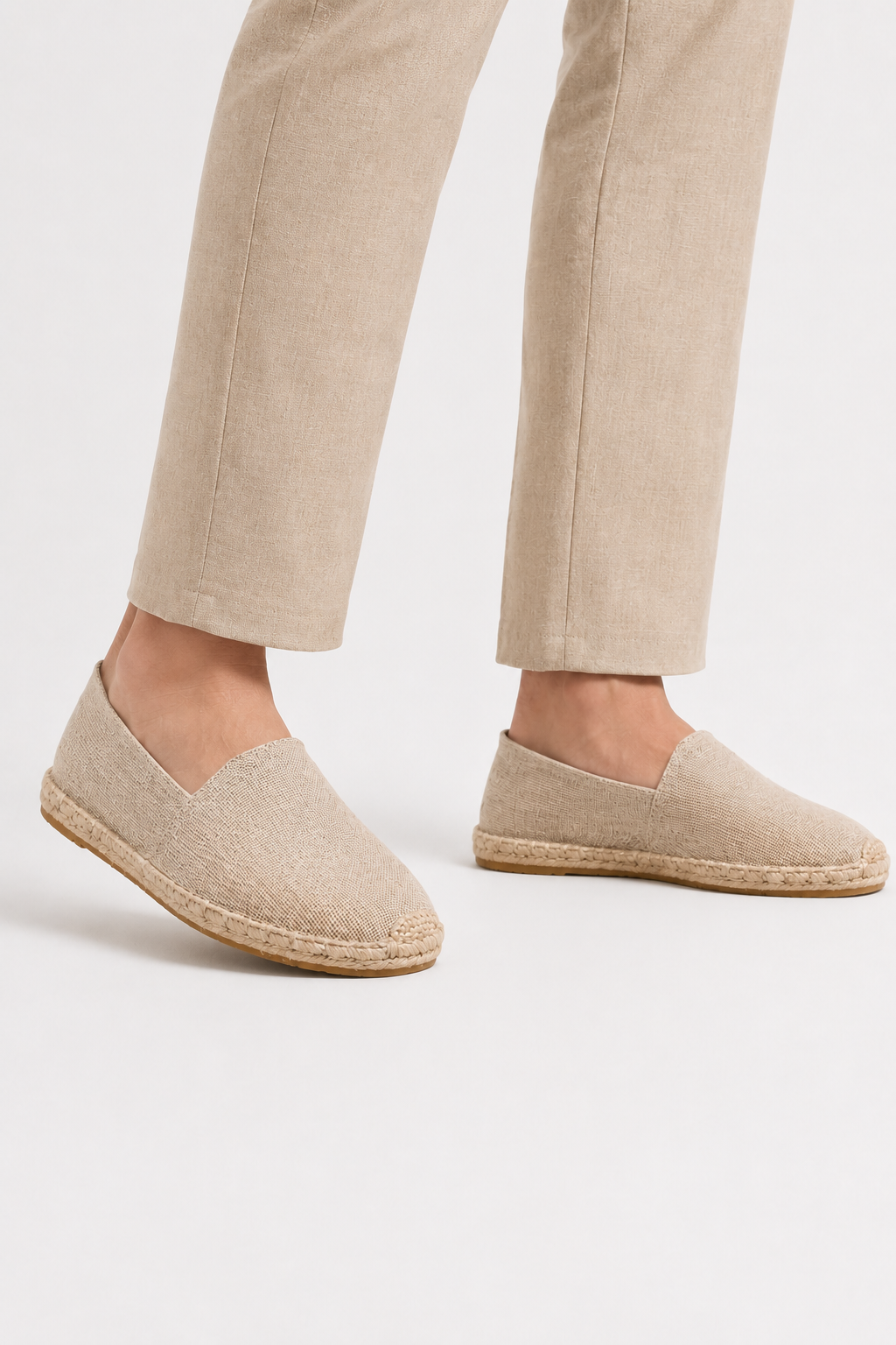 VALERIQUE | Homme Espadrilles en toile style décontracté