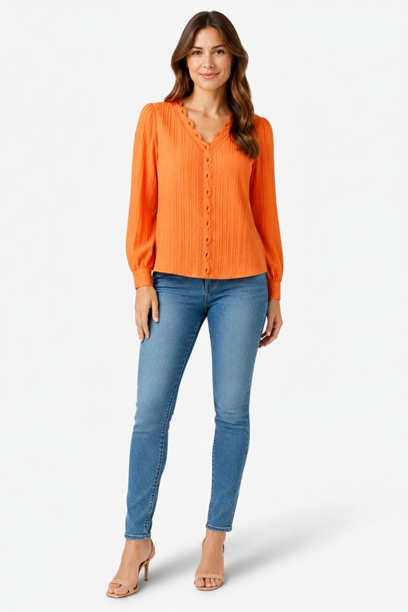 VALERIQUE | Blouse Chic pour Femme – Élégance Moderne