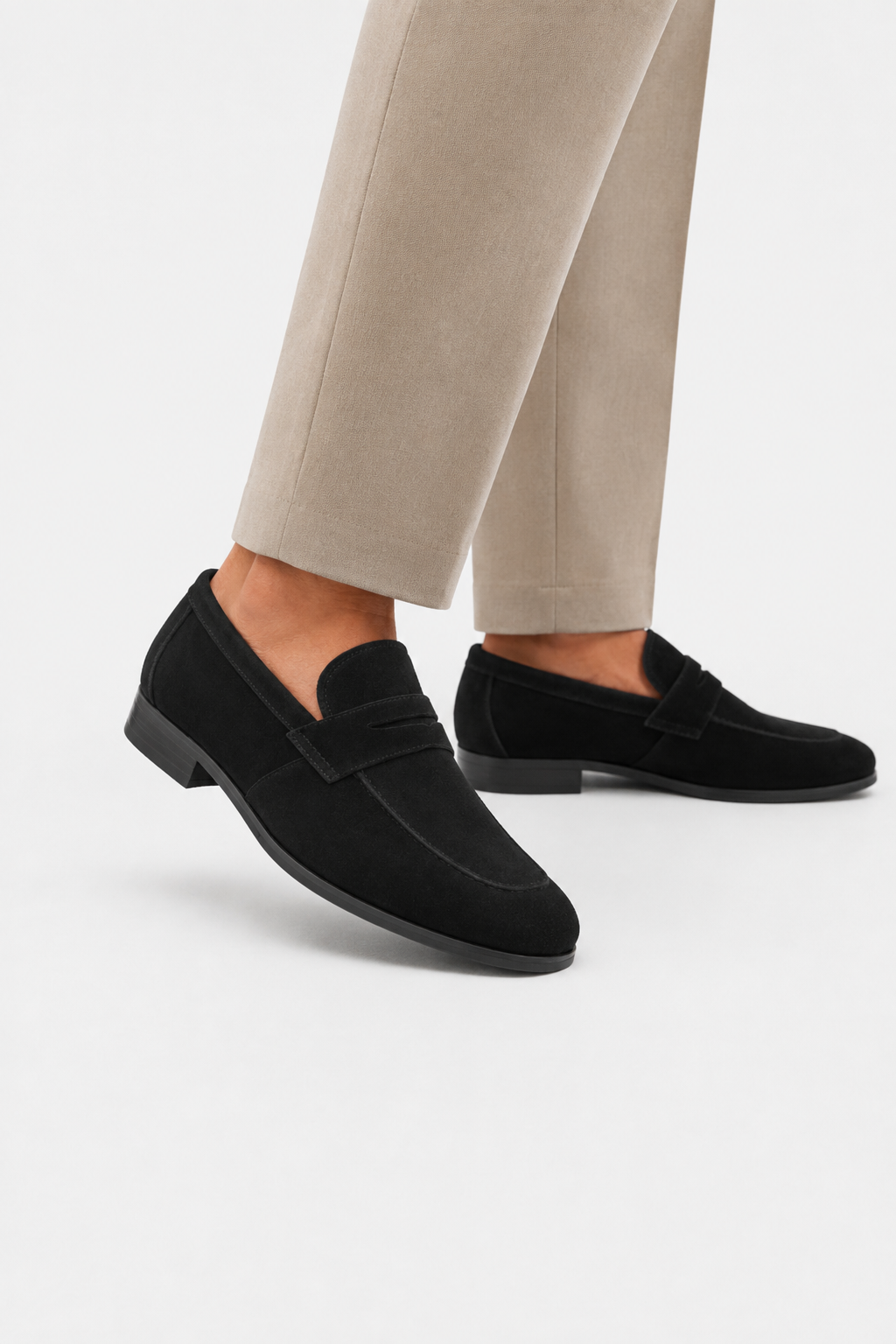VALERIQUE | Homme Mocassins classiques en suédine style élégant