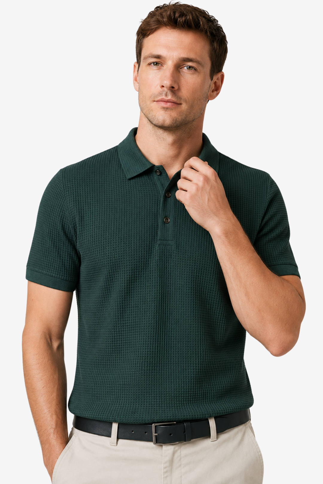 VALERIQUE | Chemise à Manches Courtes pour Homme – Col Revers et Coupe Classique