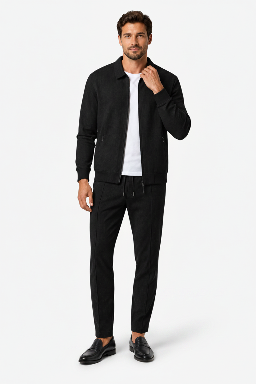 VALERIQUE | Ensemble Veste Zippée et Pantalon pour Homme