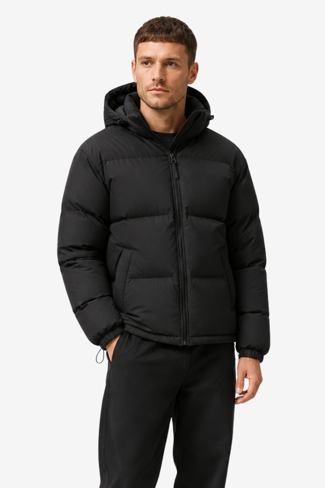 VALERIQUE | Doudoune à Capuche pour Homme – Design Hivernal Matelassé et Rembourré