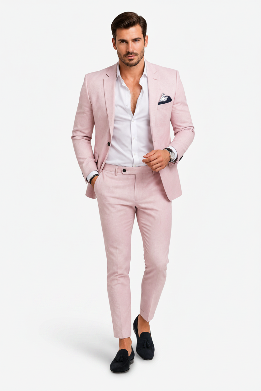 VALERIQUE | Ensemble Costume Deux Pièces pour Homme – Blazer Ajusté Pantalon Slim Design Élégant