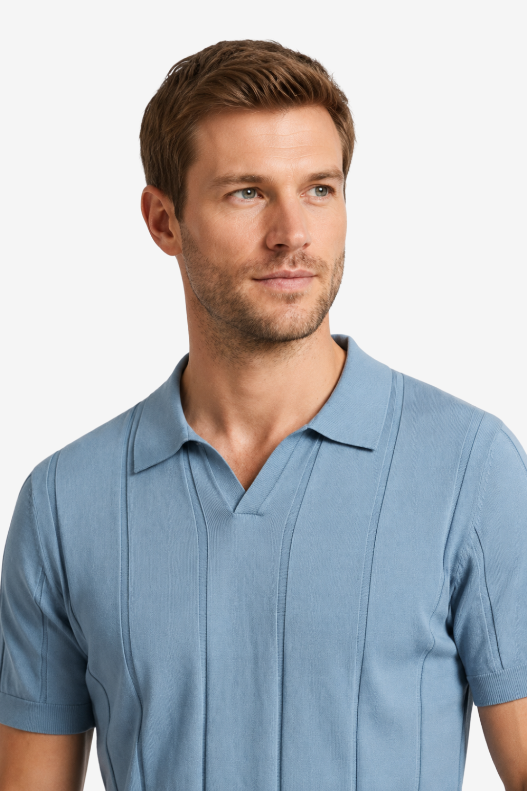 VALERIQUE | Polo en Coton pour Homme – Manches Courtes et Coupe Ajustée