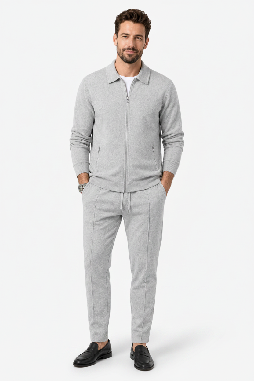VALERIQUE | Ensemble Veste Zippée et Pantalon pour Homme