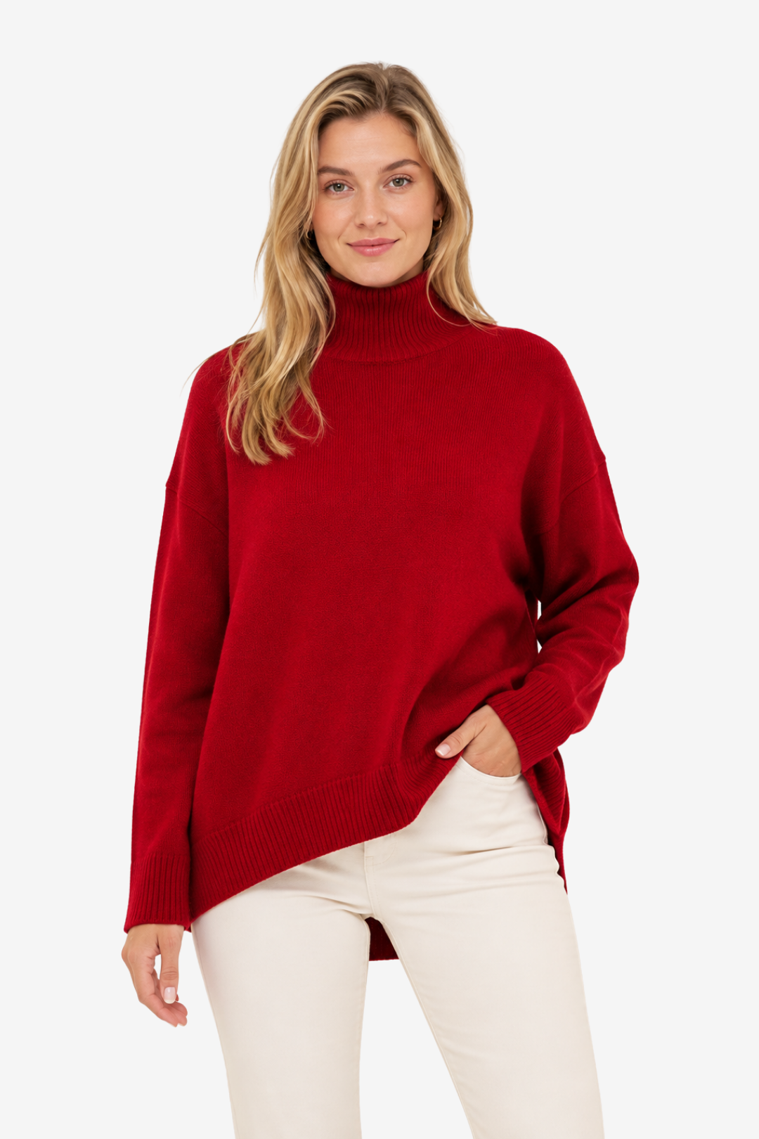 VALERIQUE | Pull Col Roulé en Cachemire pour Femme – Chaleur Somptueuse