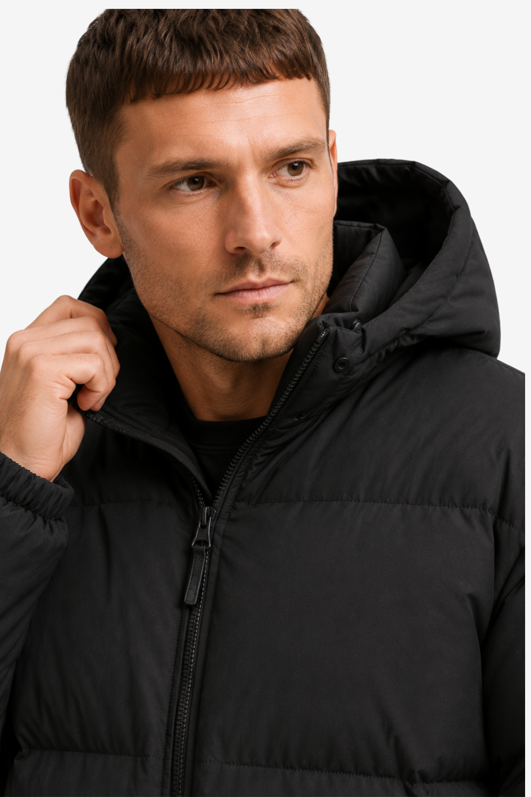 VALERIQUE | Doudoune à Capuche pour Homme – Design Hivernal Matelassé et Rembourré