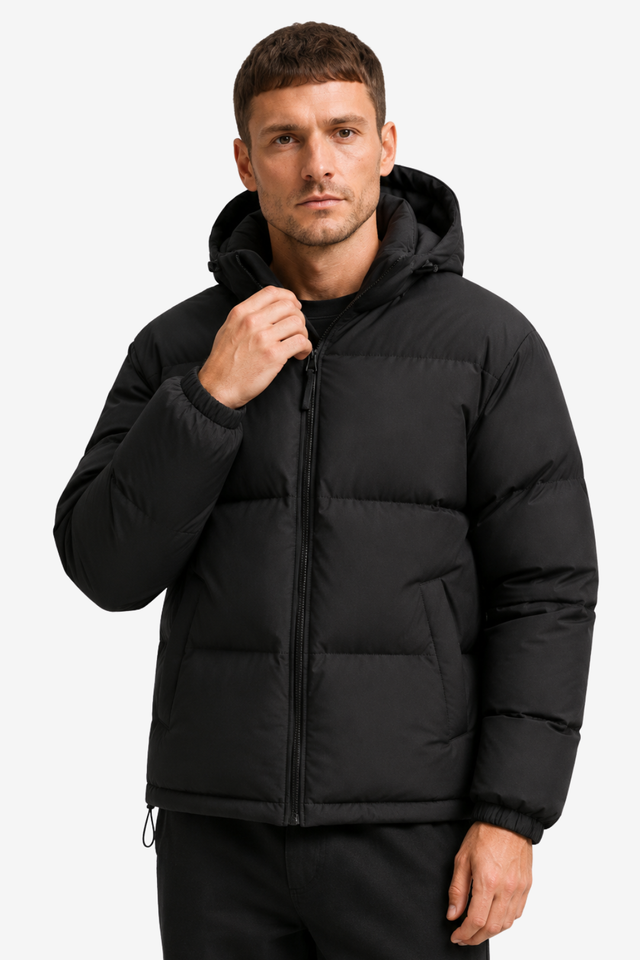 VALERIQUE | Doudoune à Capuche pour Homme – Design Hivernal Matelassé et Rembourré