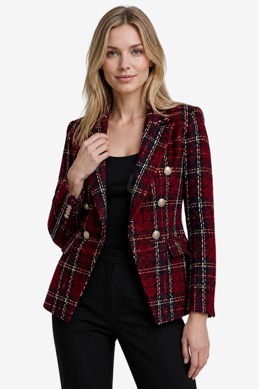 VALERIQUE | Blazer cintré pour femme – Fermeture à un bouton et col à revers