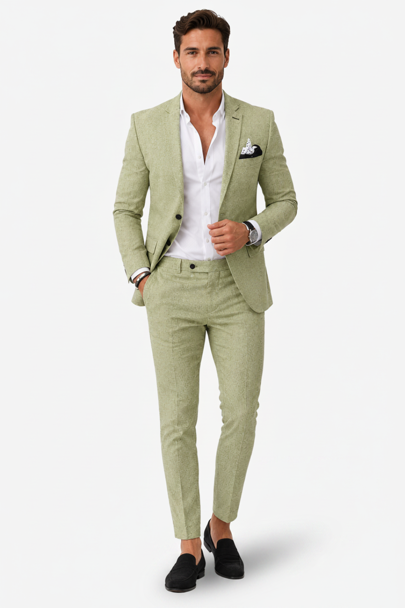 VALERIQUE | Ensemble Costume Deux Pièces pour Homme – Blazer Ajusté Pantalon Slim Design Élégant