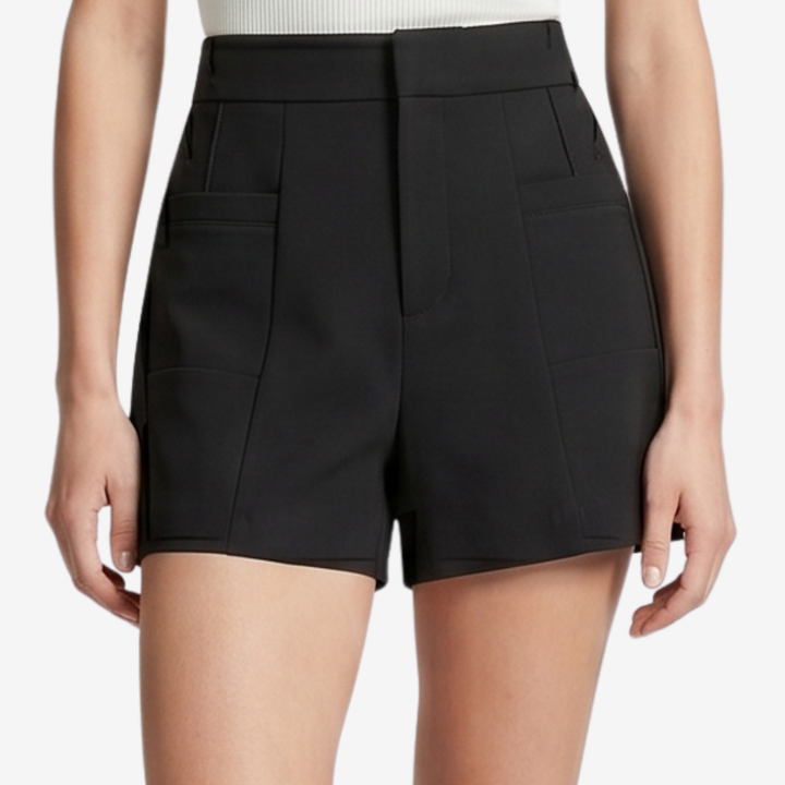 VALERIQUE | Short Tailleur Slim pour Femme - Noir
