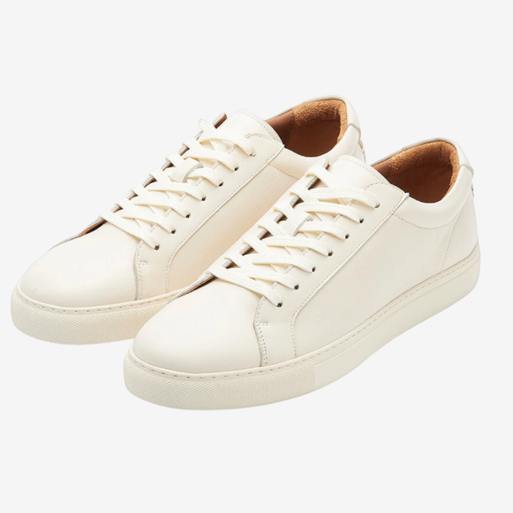 VALERIQUE | Baskets Minimalistes en Cuir de Vachette pour Homme – Qualité