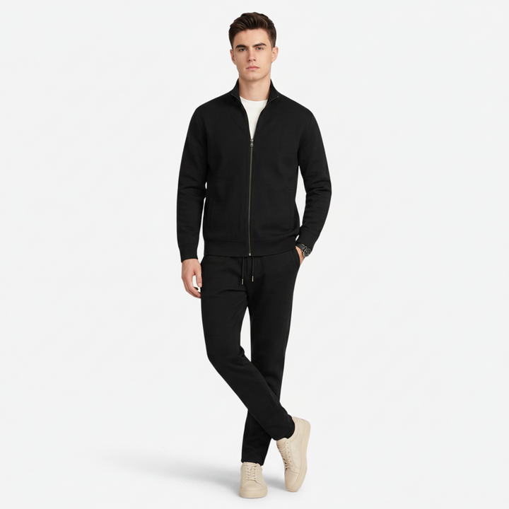 VALERIQUE | Ensemble de Sport Homme - Noir et Bleu