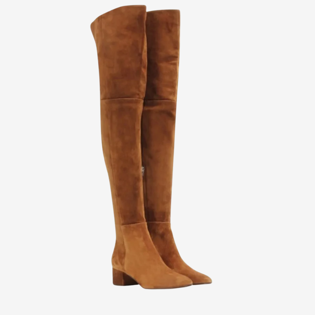 VALERIQUE | Cuissardes en Daim Synthétique pour Femme – Élégance Haute