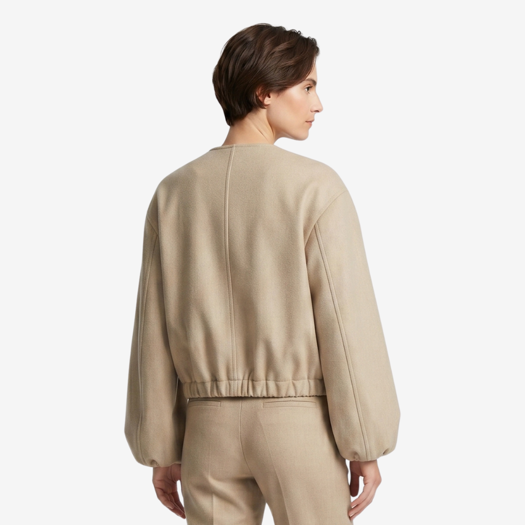 VALERIQUE | Veste Bomber Femme - Kaki, Gris et Noir