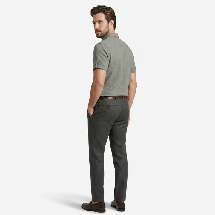 VALERIQUE | Homme Polo manches courtes coupe ajustée poche poitrine style décontracté