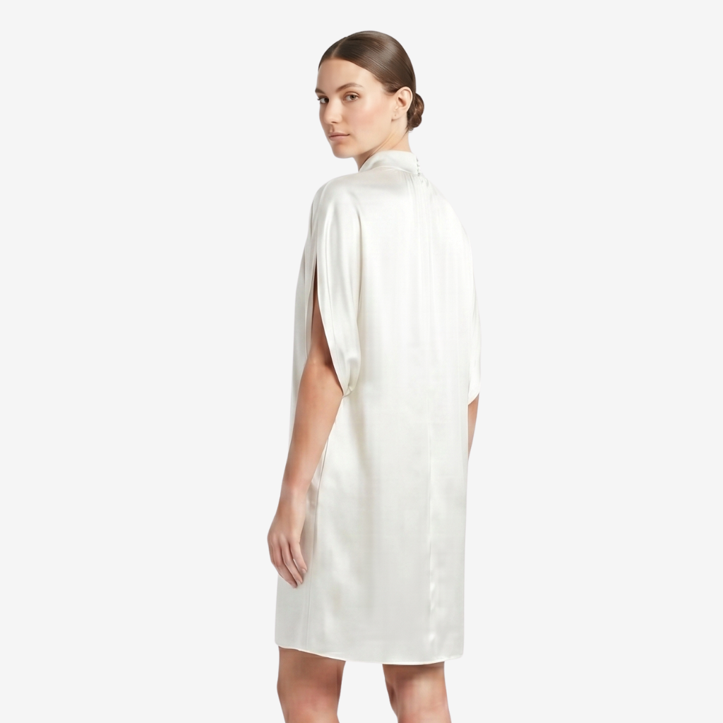 VALERIQUE | Femme Robe A-Line Formelle pour - Blanc et Noir