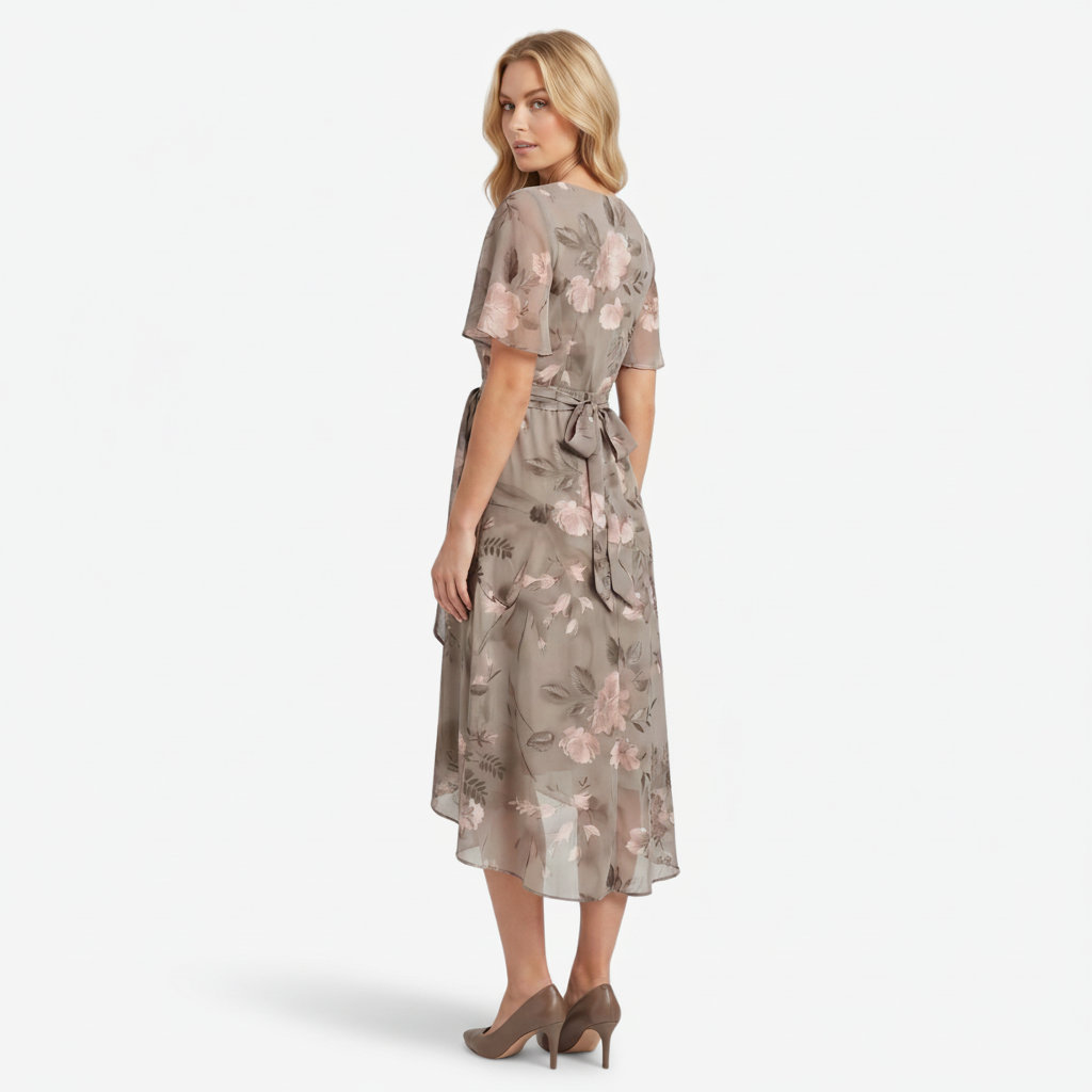 VALERIQUE | Femme Robe Fleurie Enveloppante pour