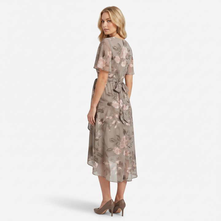 VALERIQUE | Femme Robe Fleurie Enveloppante pour