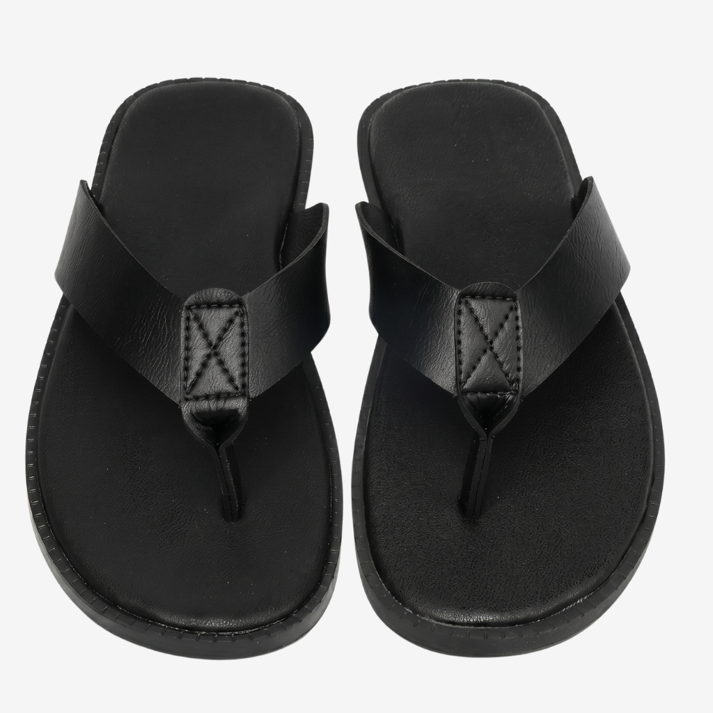 VALERIQUE | Sandales Plates en Similicuir pour Homme