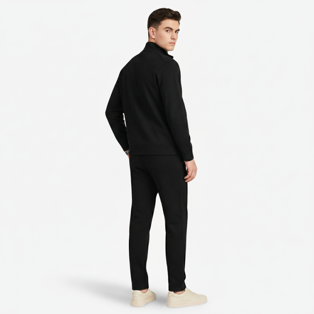VALERIQUE | Ensemble de Sport Homme - Noir et Bleu