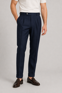 VALERIQUE | Pantalon Homme Tailleur Plissé – Style Formel Élégant