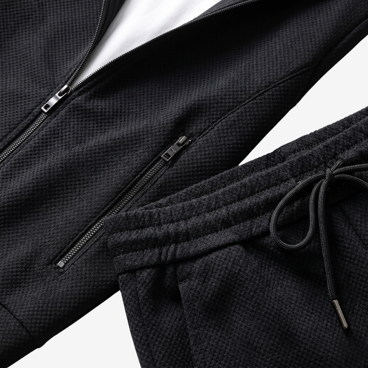 VALERIQUE | Ensemble de Sport Homme - Noir et Bleu