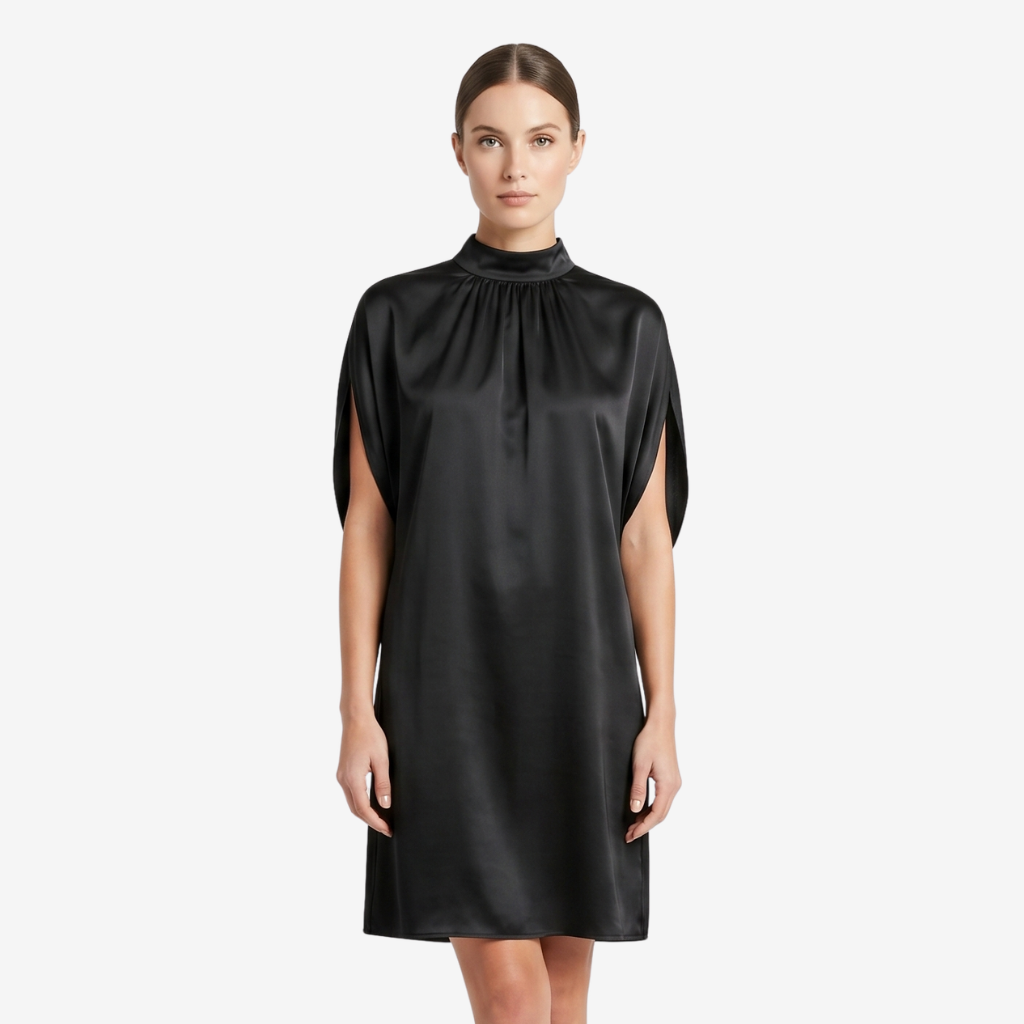 VALERIQUE | Femme Robe A-Line Formelle pour - Blanc et Noir