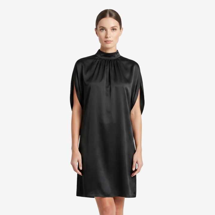 VALERIQUE | Femme Robe A-Line Formelle pour - Blanc et Noir
