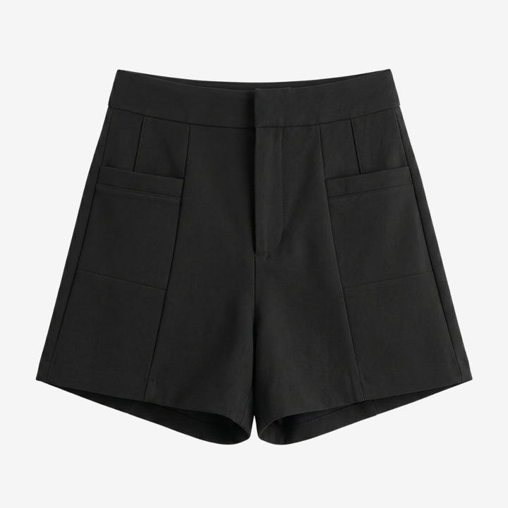 VALERIQUE | Short Tailleur Slim pour Femme - Noir