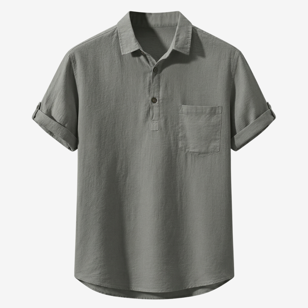 VALERIQUE | Homme Polo manches courtes coupe ajustée poche poitrine style décontracté