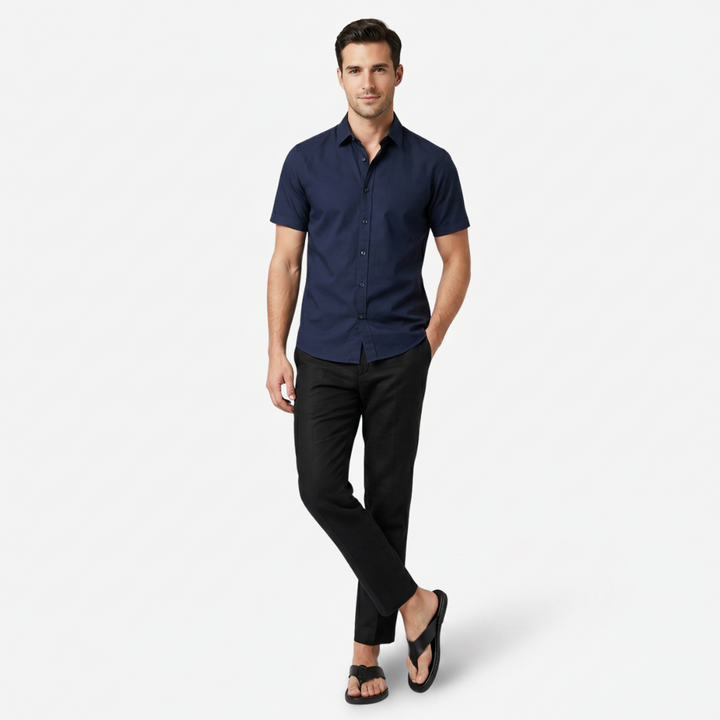 VALERIQUE | Sandales Plates en Similicuir pour Homme