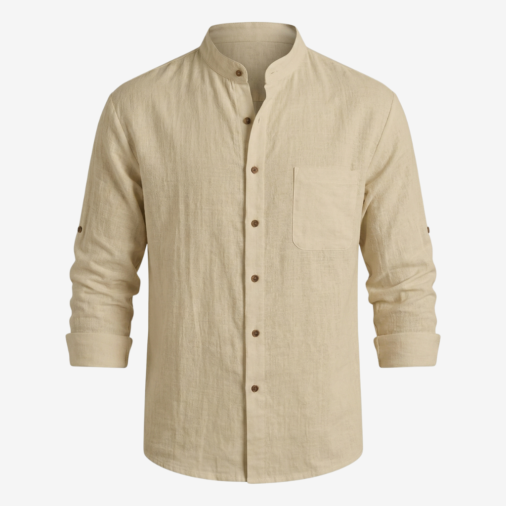 VALERIQUE | Homme Chemise Décontractée en Mousseline