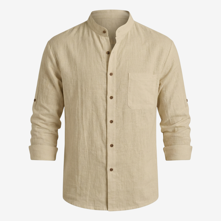 VALERIQUE | Homme Chemise Décontractée en Mousseline