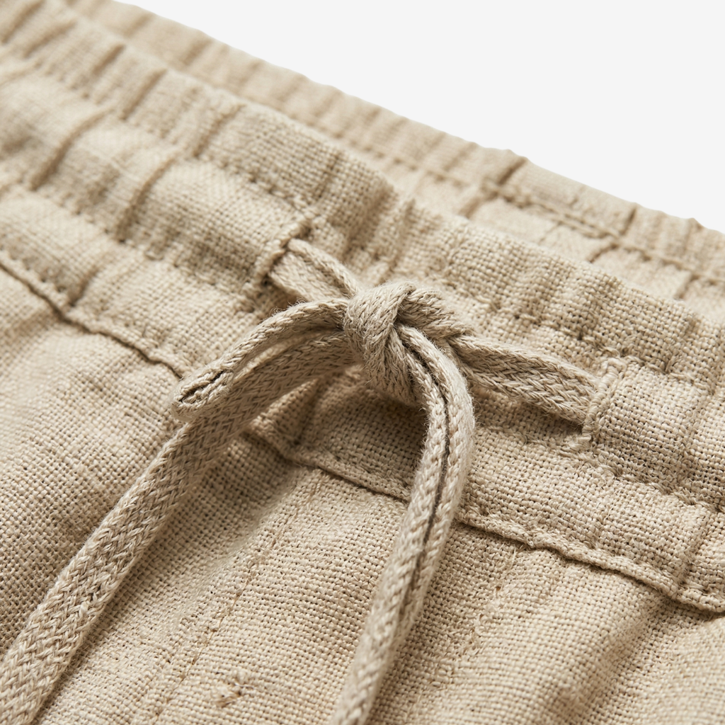 VALERIQUE | Homme Pantalon Décontracté - Taille Élastiquée avec Cordon de Serrage, Poches Latérales