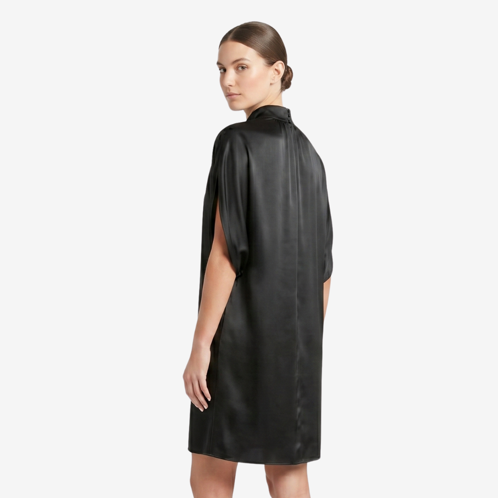VALERIQUE | Femme Robe A-Line Formelle pour - Blanc et Noir