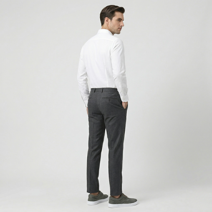 VALERIQUE | Homme baskets basses vert olive à lacets avec semelle blanche style minimaliste pour usage quotidien