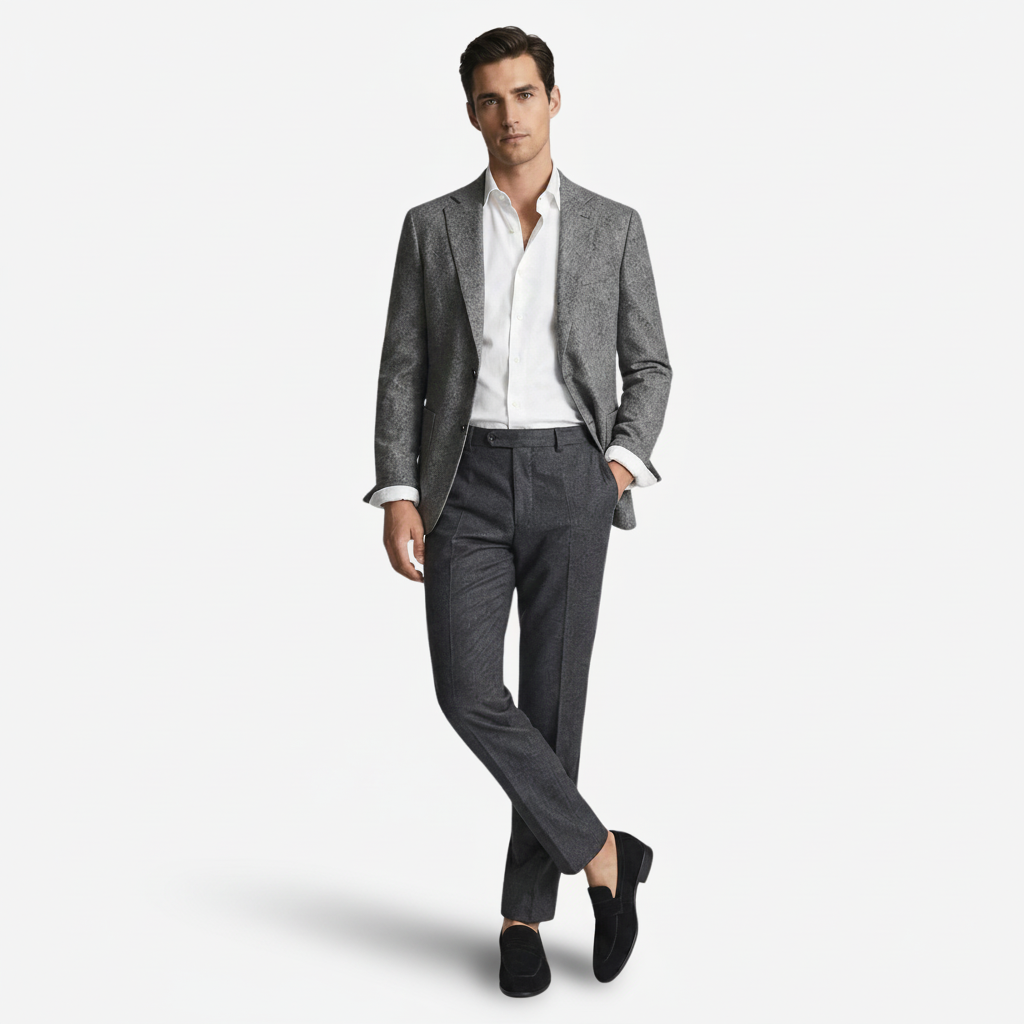 VALERIQUE | Homme Mocassins classiques en suédine style élégant