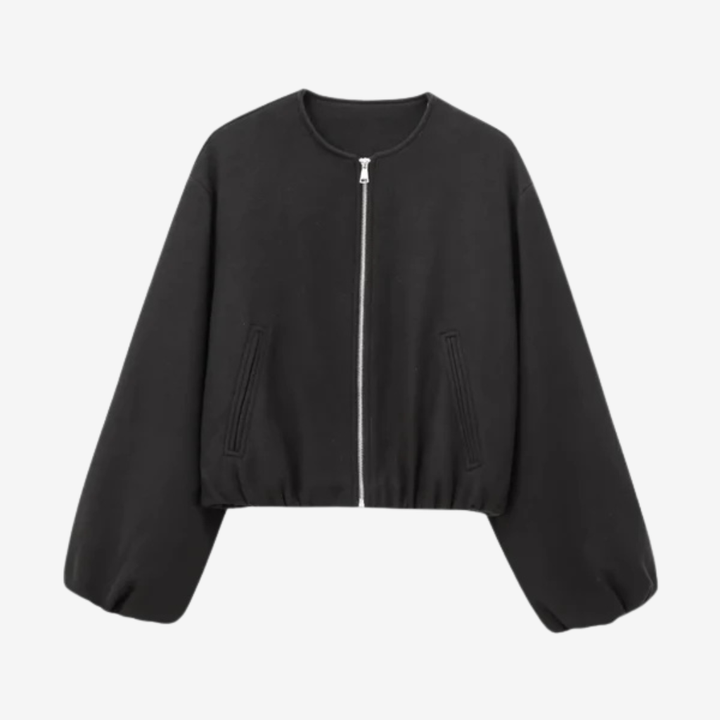 VALERIQUE | Veste Bomber Femme - Kaki, Gris et Noir