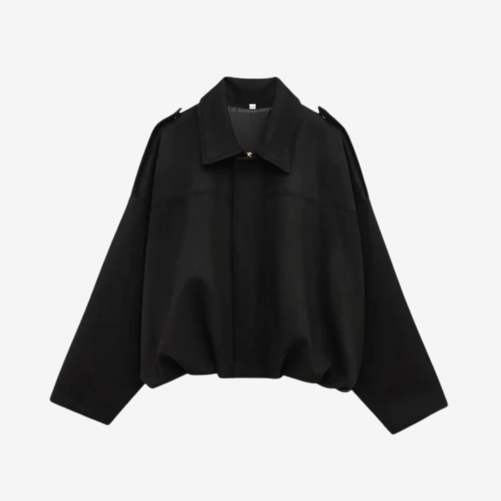 VALERIQUE | Veste Oversized en Cuir Femme - Café, Beige et Noir