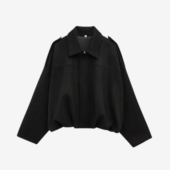 VALERIQUE | Veste Oversized en Cuir Femme - Café, Beige et Noir