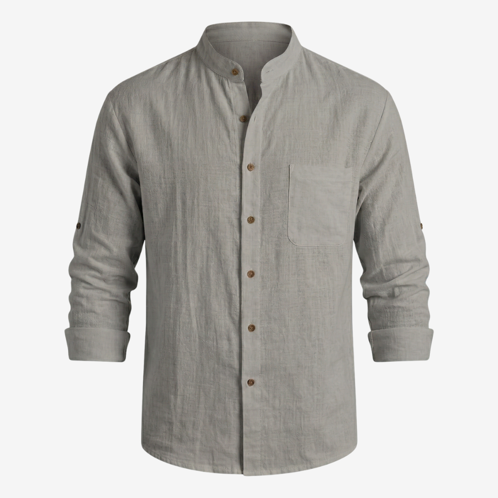 VALERIQUE | Homme Chemise Décontractée en Mousseline