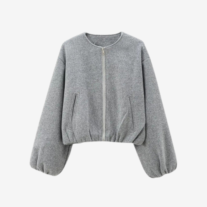 VALERIQUE | Veste Bomber Femme - Kaki, Gris et Noir