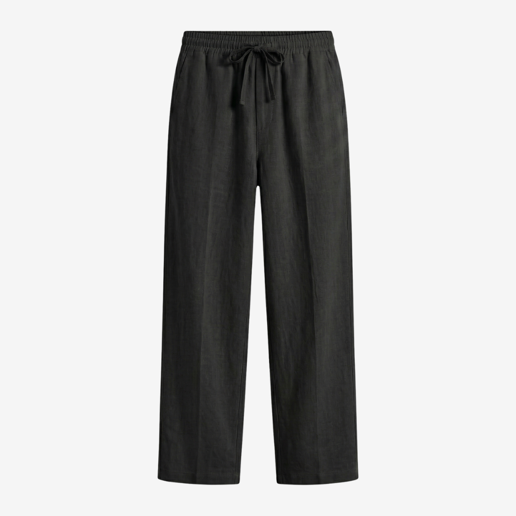VALERIQUE | Homme Pantalon Décontracté - Taille Élastiquée avec Cordon de Serrage, Poches Latérales