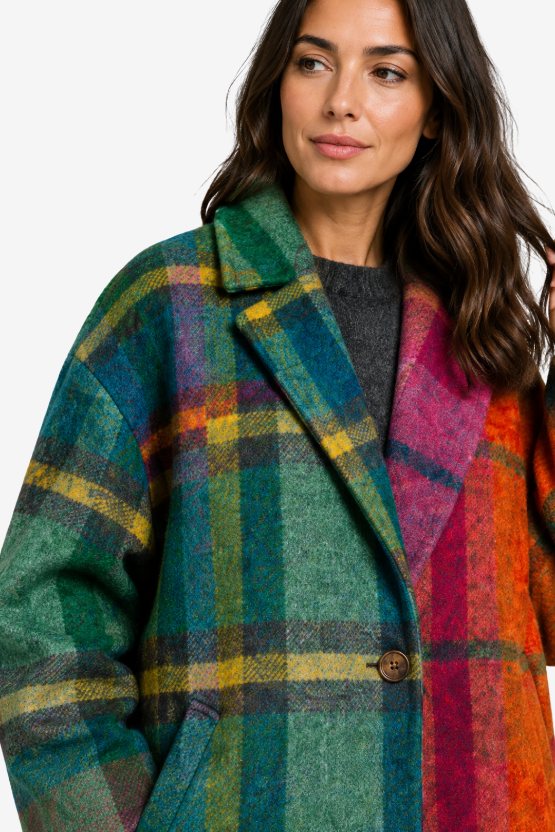 VALERIQUE | Manteau Long Ceinturé pour Femme – Fermeture Croisée avec Col à Revers et Ceinture à Nouer