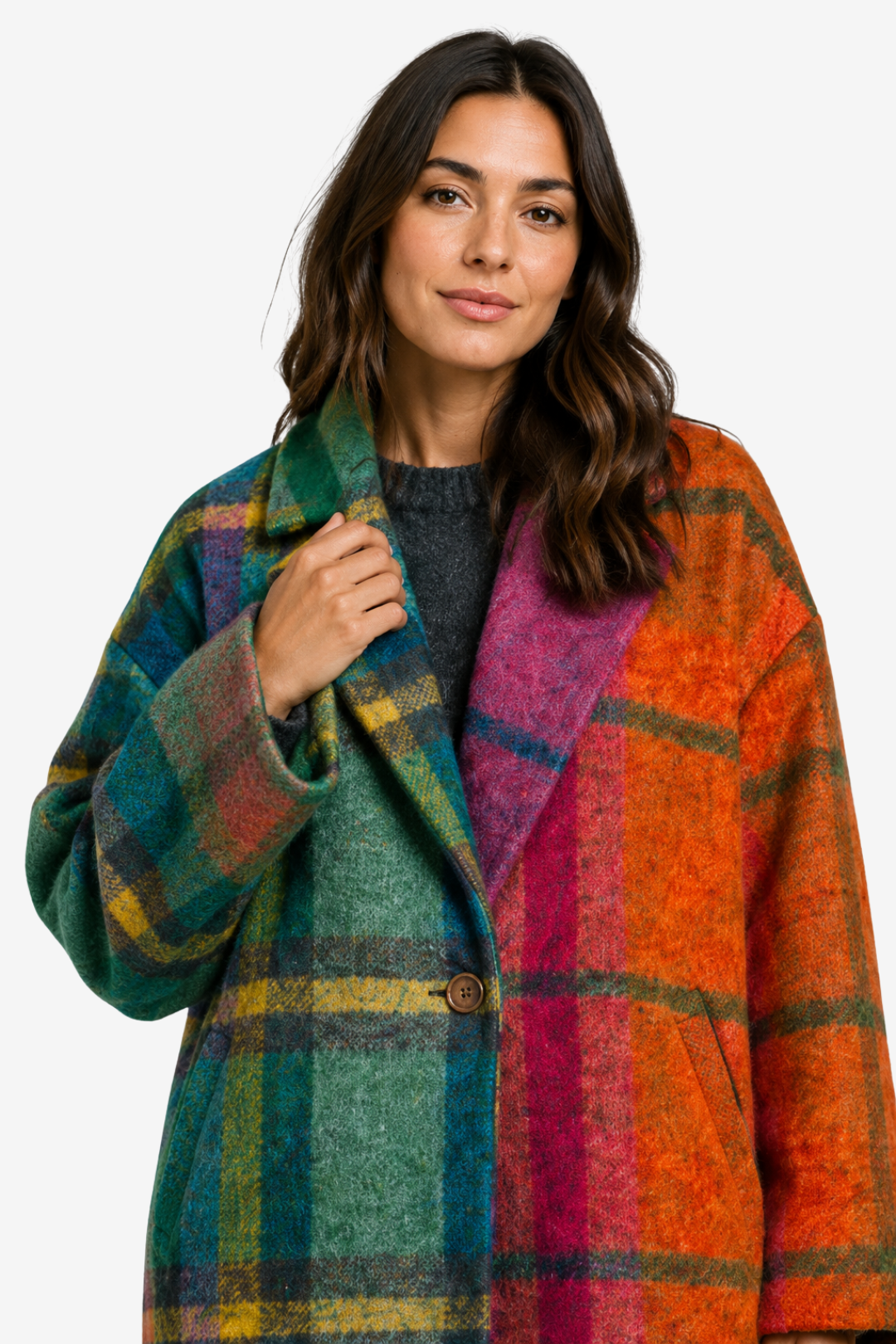 VALERIQUE | Manteau Long Ceinturé pour Femme – Fermeture Croisée avec Col à Revers et Ceinture à Nouer